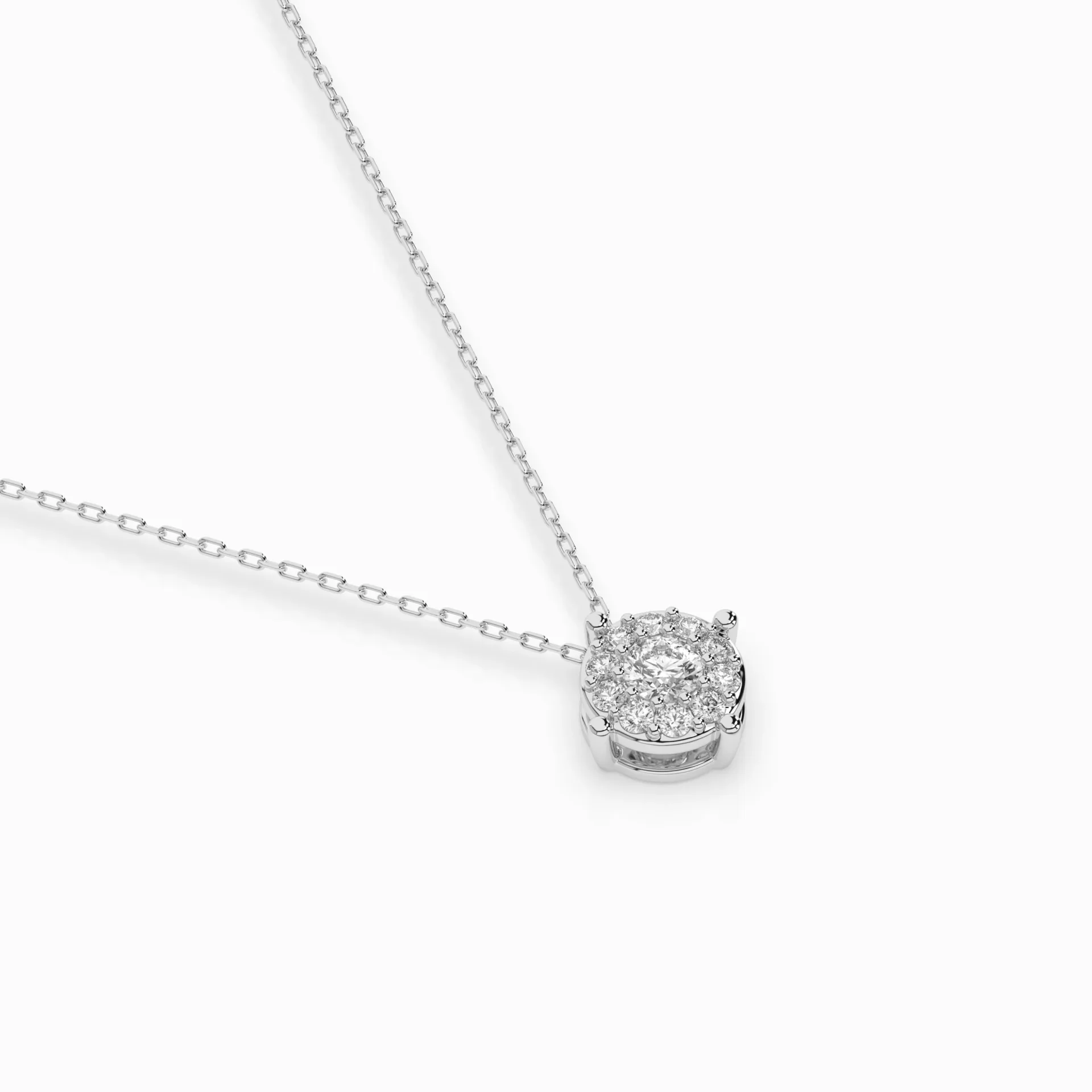 Кольє Солітер Вічність 0.06 ct — 104-10001(2.5) - Зображення 3