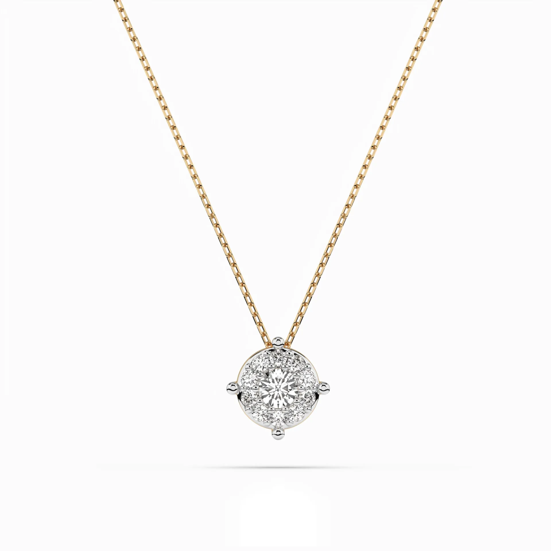 Кольє Солітер Вічність 0.06 ct — 104-10001(2.5) - Зображення 4