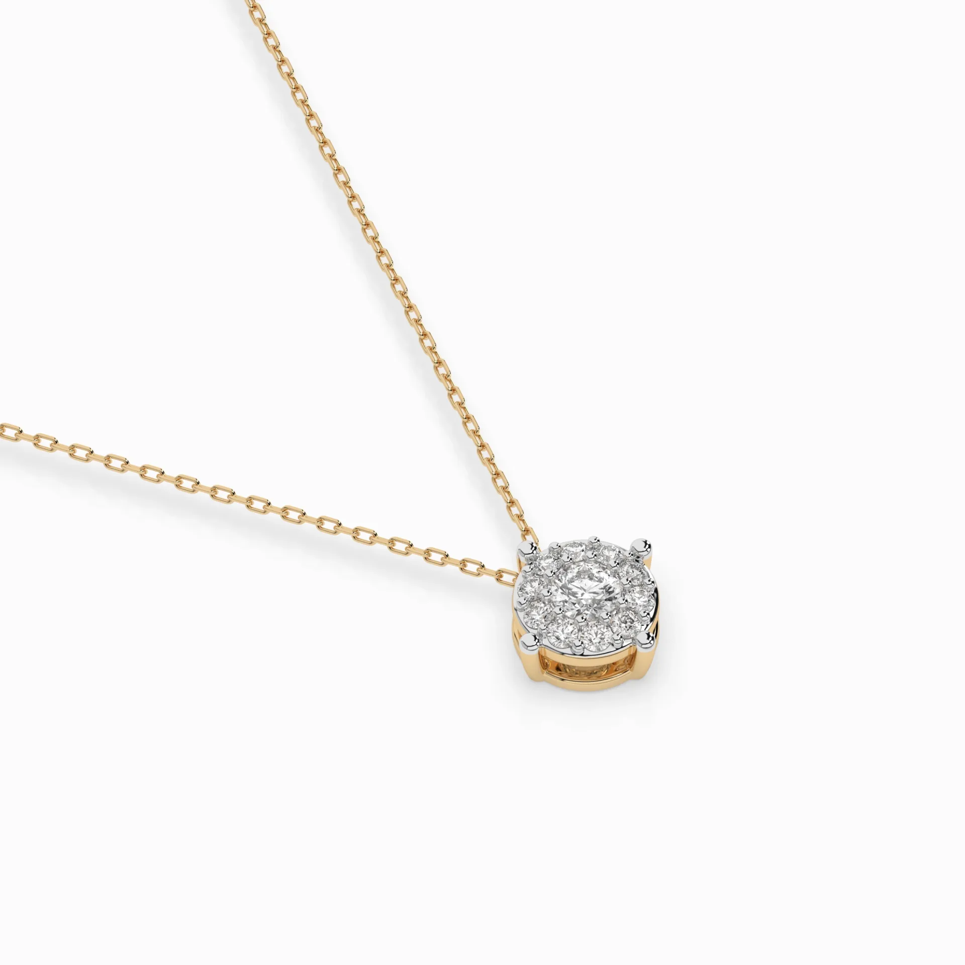 Кольє Солітер Вічність 0.06 ct — 104-10001(2.5) - Зображення 6