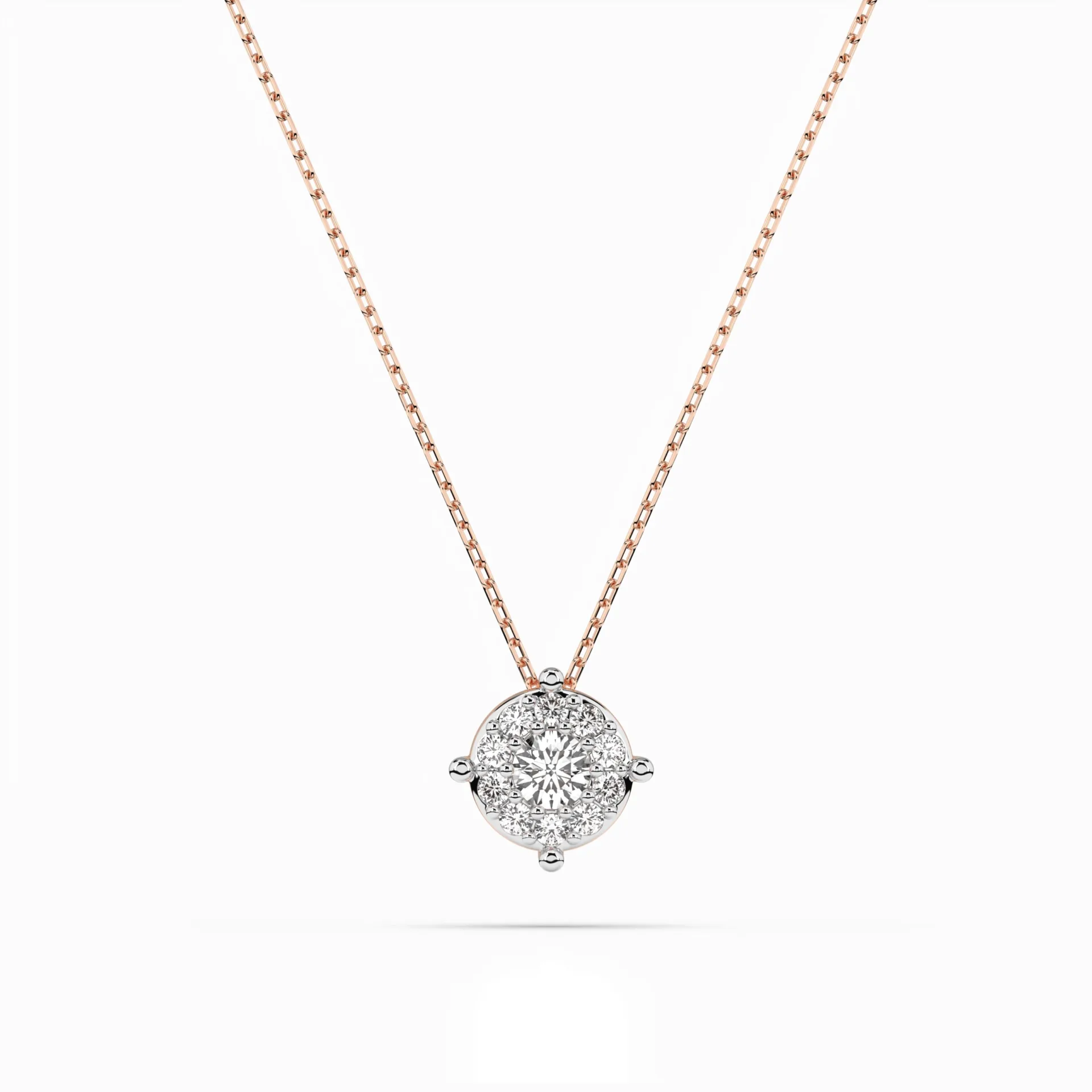 Кольє Солітер Вічність 0.06 ct — 104-10001(2.5) - Зображення 7