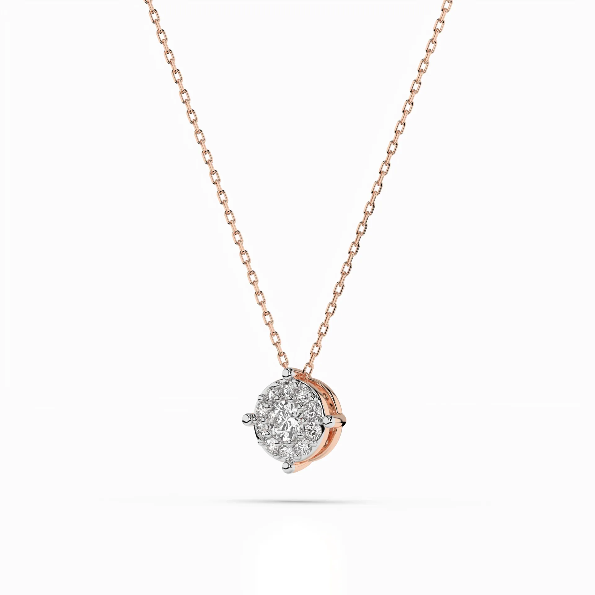 Кольє Солітер Вічність 0.06 ct — 104-10001(2.5) - Зображення 8
