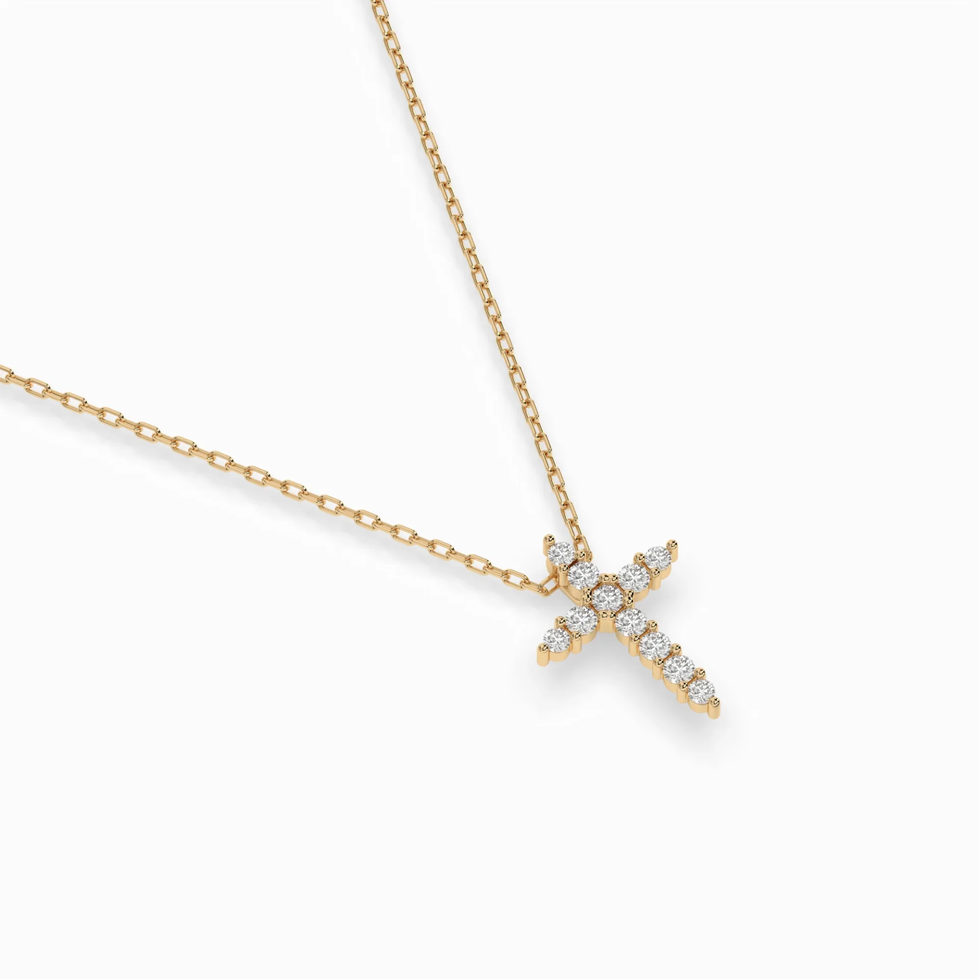 Кольє Мінімалізм 0.07 ct — 104-10020 - Зображення 6