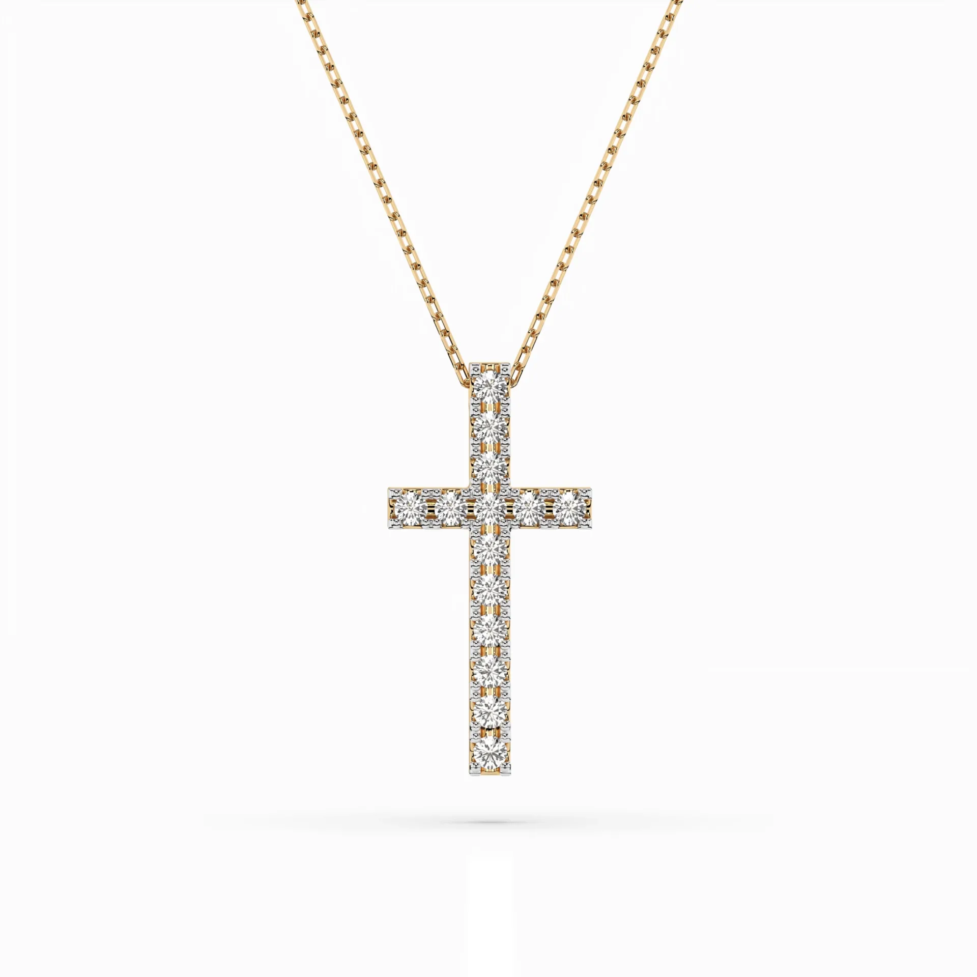 Кольє Мінімалізм 0.2 ct — 104-10025 - Зображення 4