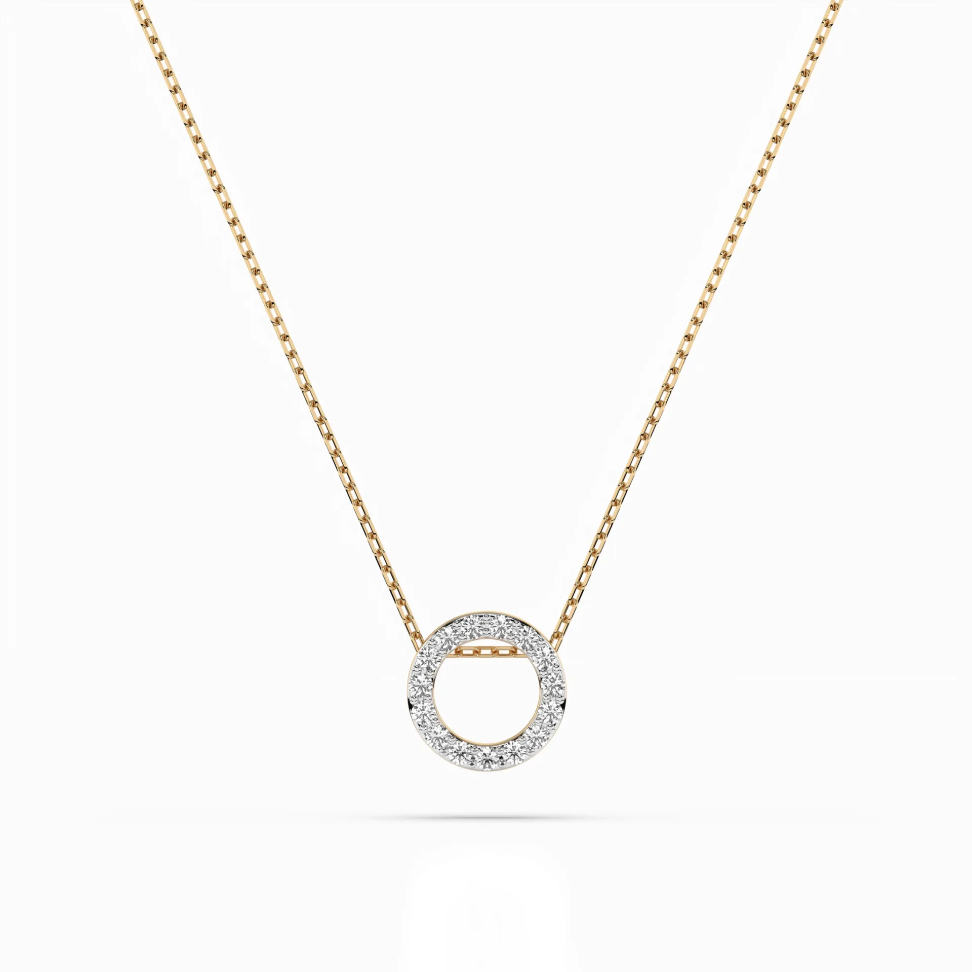 Кольє Мінімалізм 0.09 ct — 104-10028 - Зображення 4