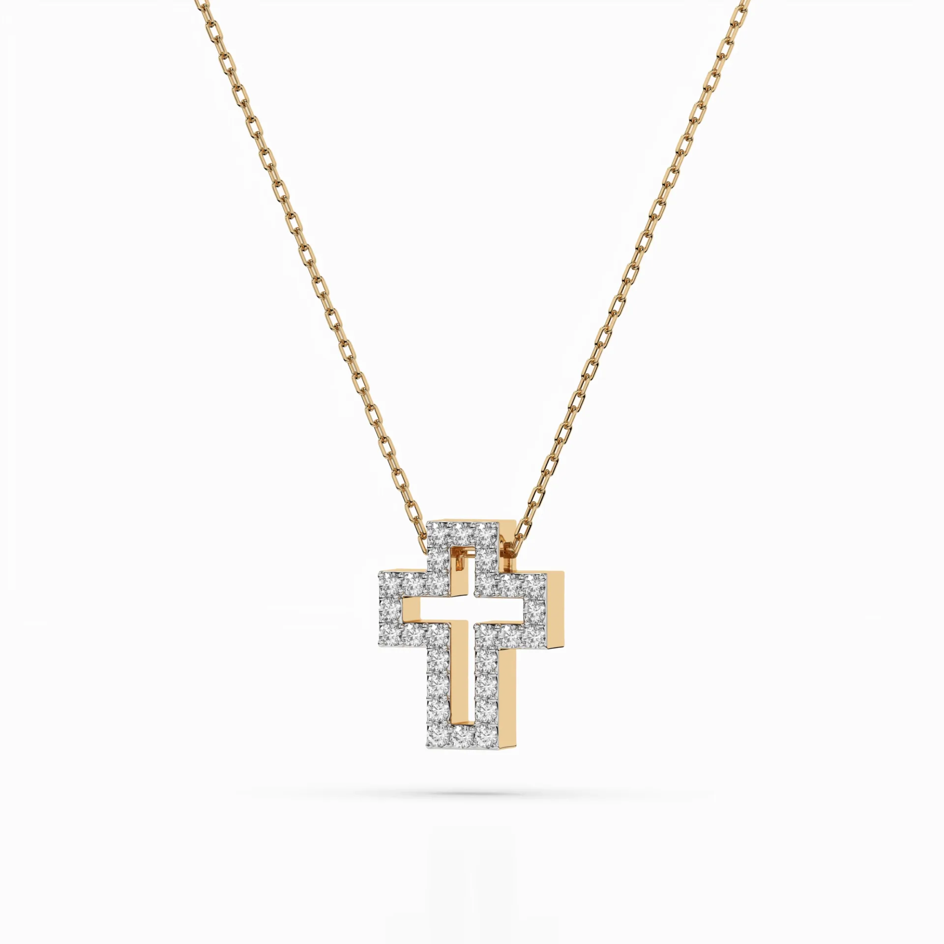 Кольє Мінімалізм 0.17 ct — 104-10030 - Зображення 5