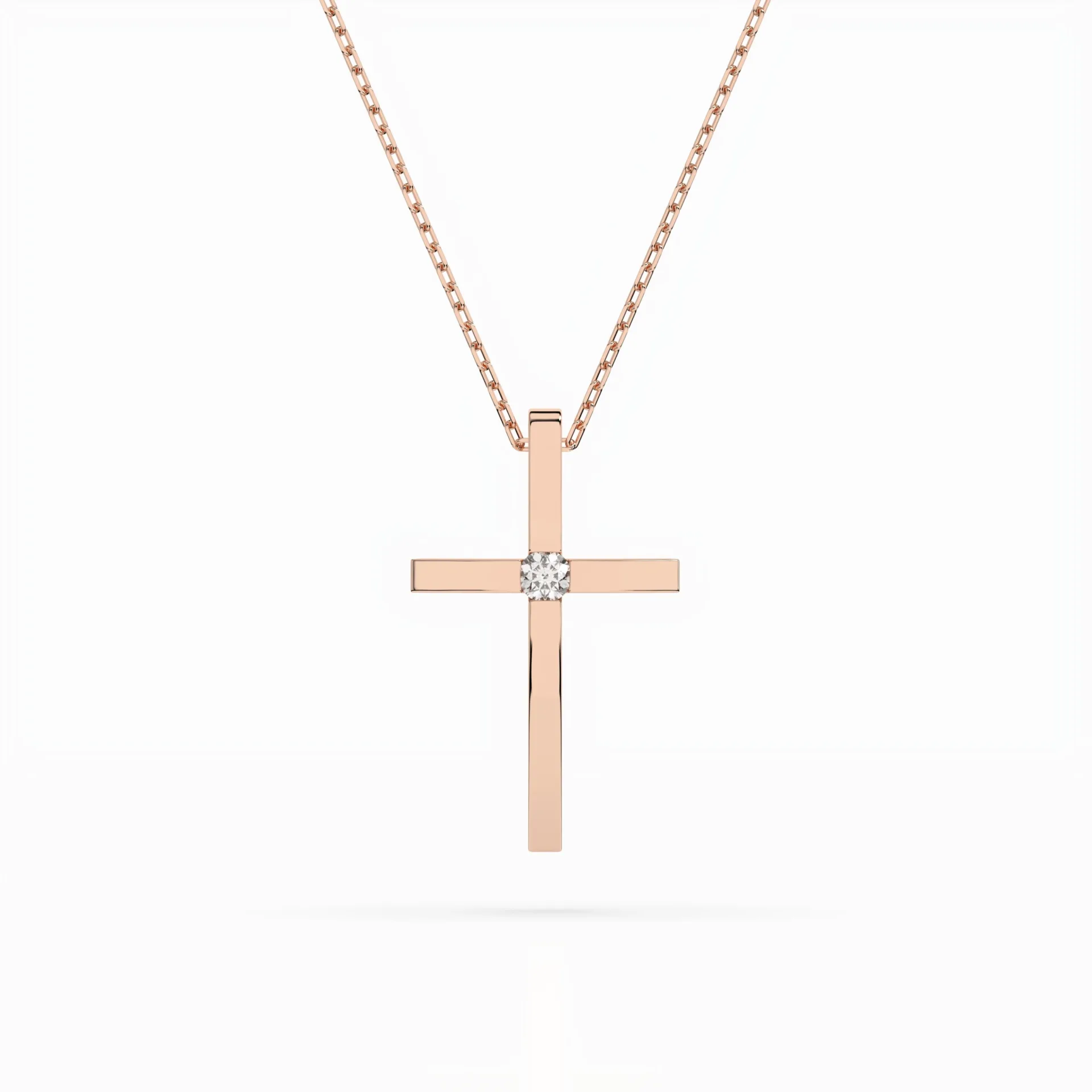 Кольє Мінімалізм 0.03 ct — 104-10031 - Зображення 7