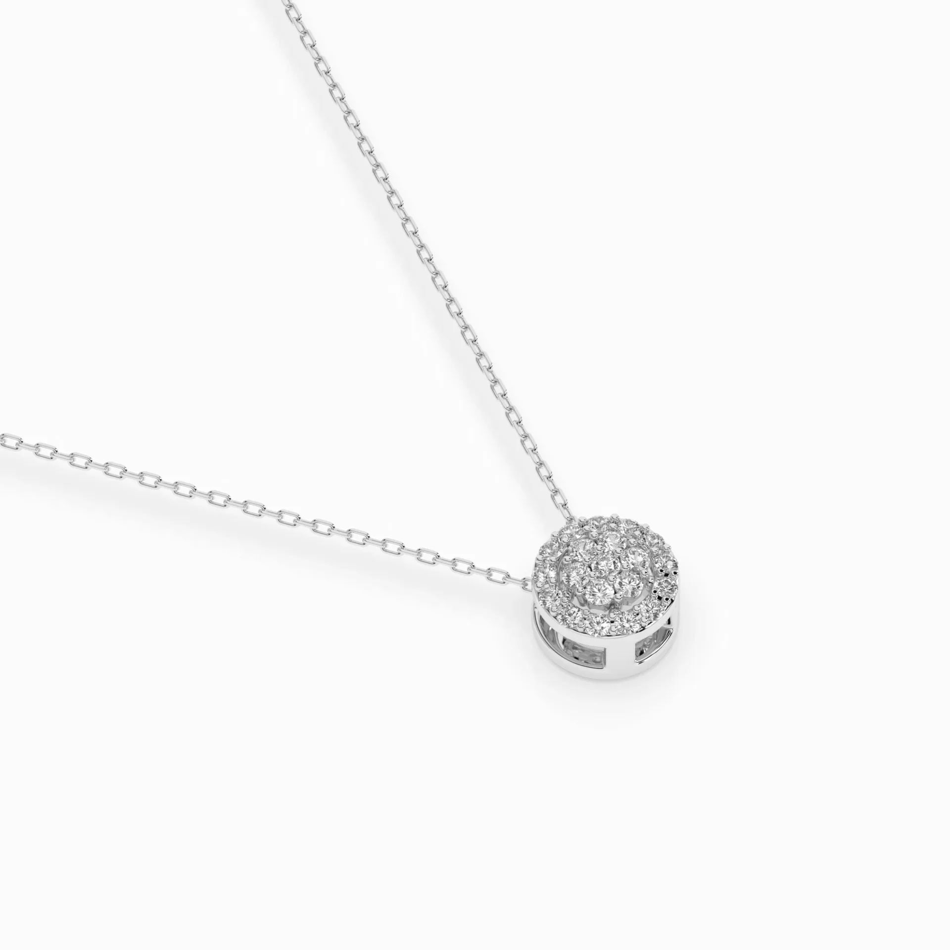 Кольє Ілюзія 0.08 ct — 104-10038 - Зображення 3