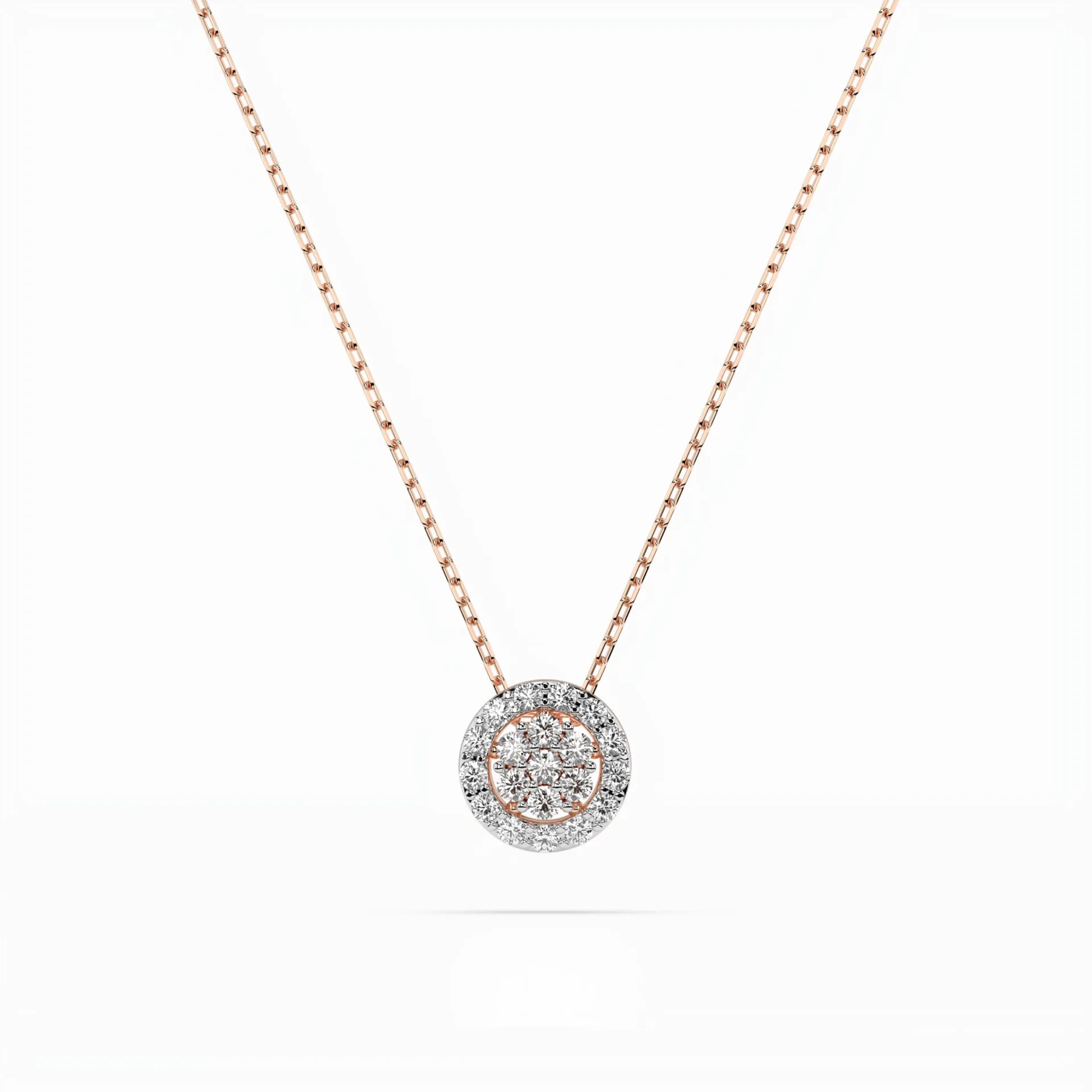 Кольє Ілюзія 0.08 ct — 104-10038 - Зображення 4