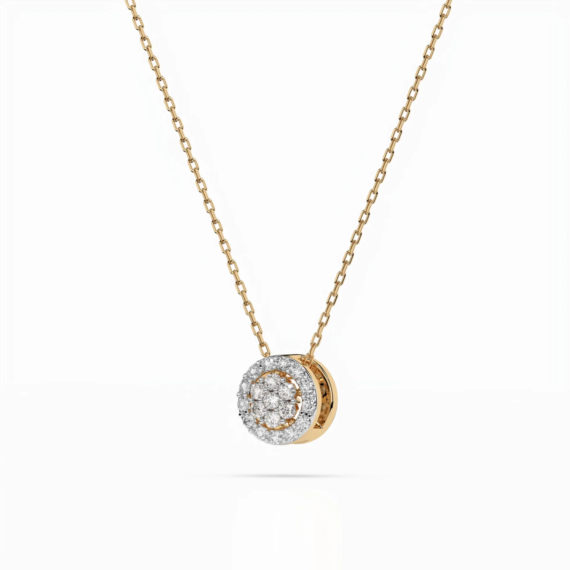 Кольє Ілюзія 0.08 ct — 104-10038 - Зображення 5