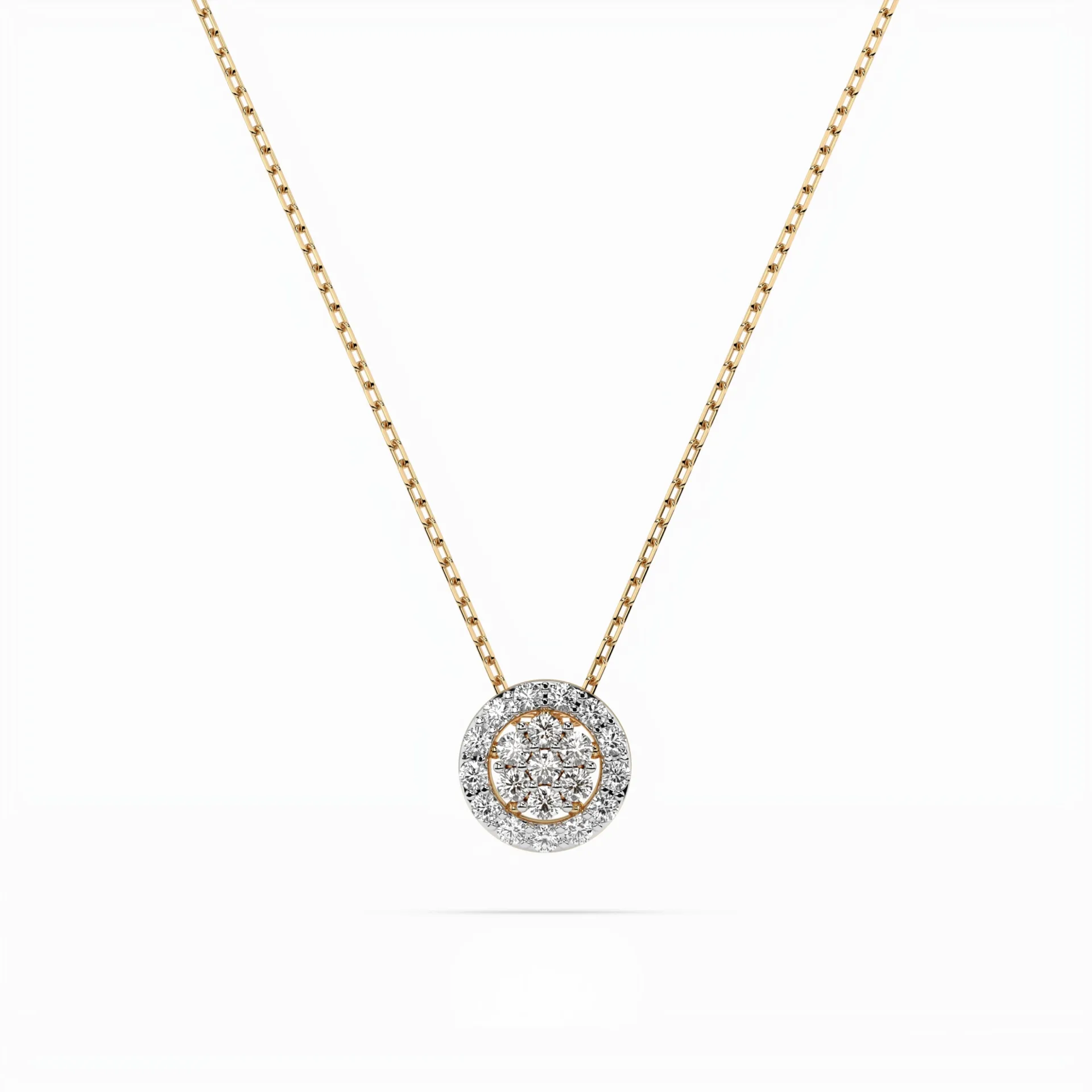 Кольє Ілюзія 0.08 ct — 104-10038 - Зображення 7
