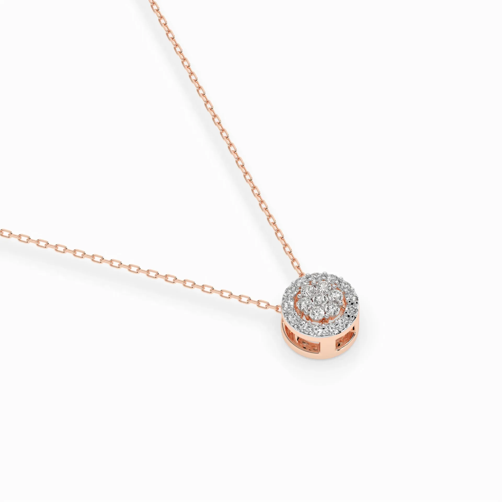 Кольє Ілюзія 0.08 ct — 104-10038 - Зображення 9