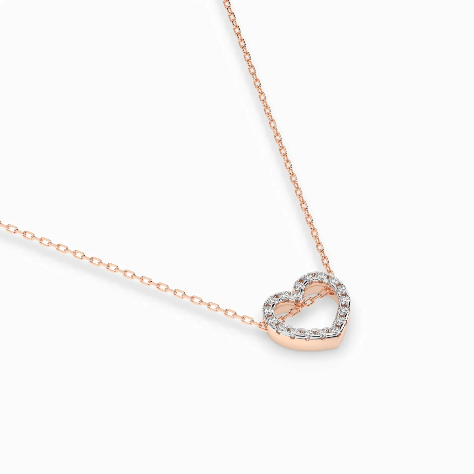 Кольє Мінімалізм 0.09 ct — 104-10051 - Зображення 9
