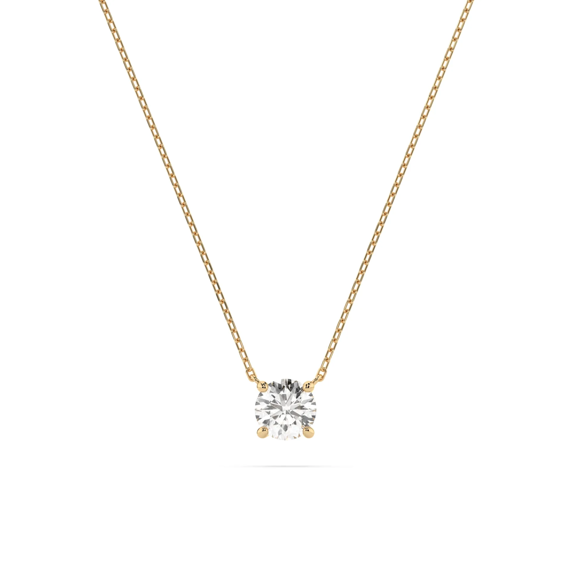 Кольє Солітер 0.3 ct — 104-10040(4.2) (2.0 г) - Зображення 5