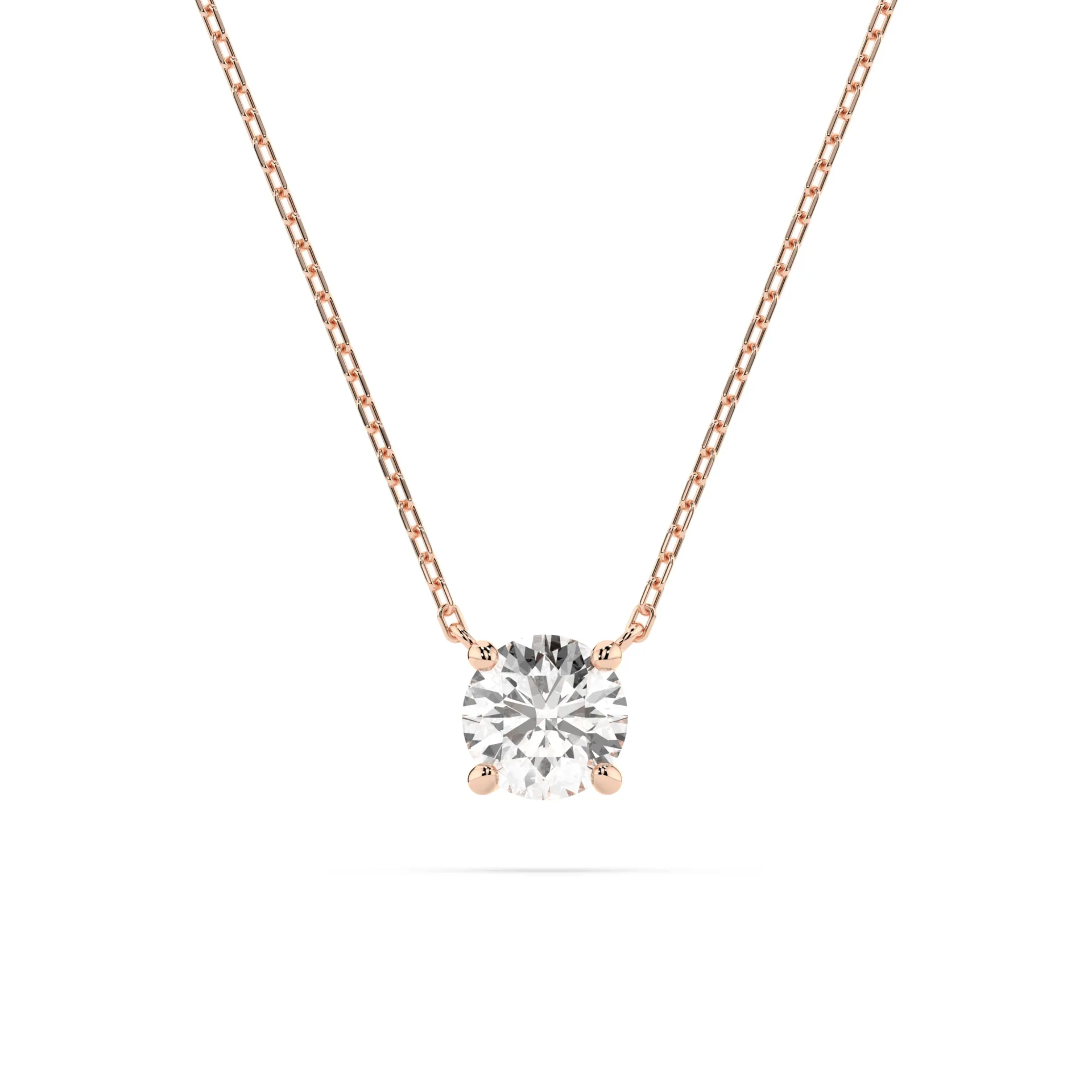 Кольє Солітер 0.3 ct — 104-10040(4.2) (2.0 г) - Зображення 6