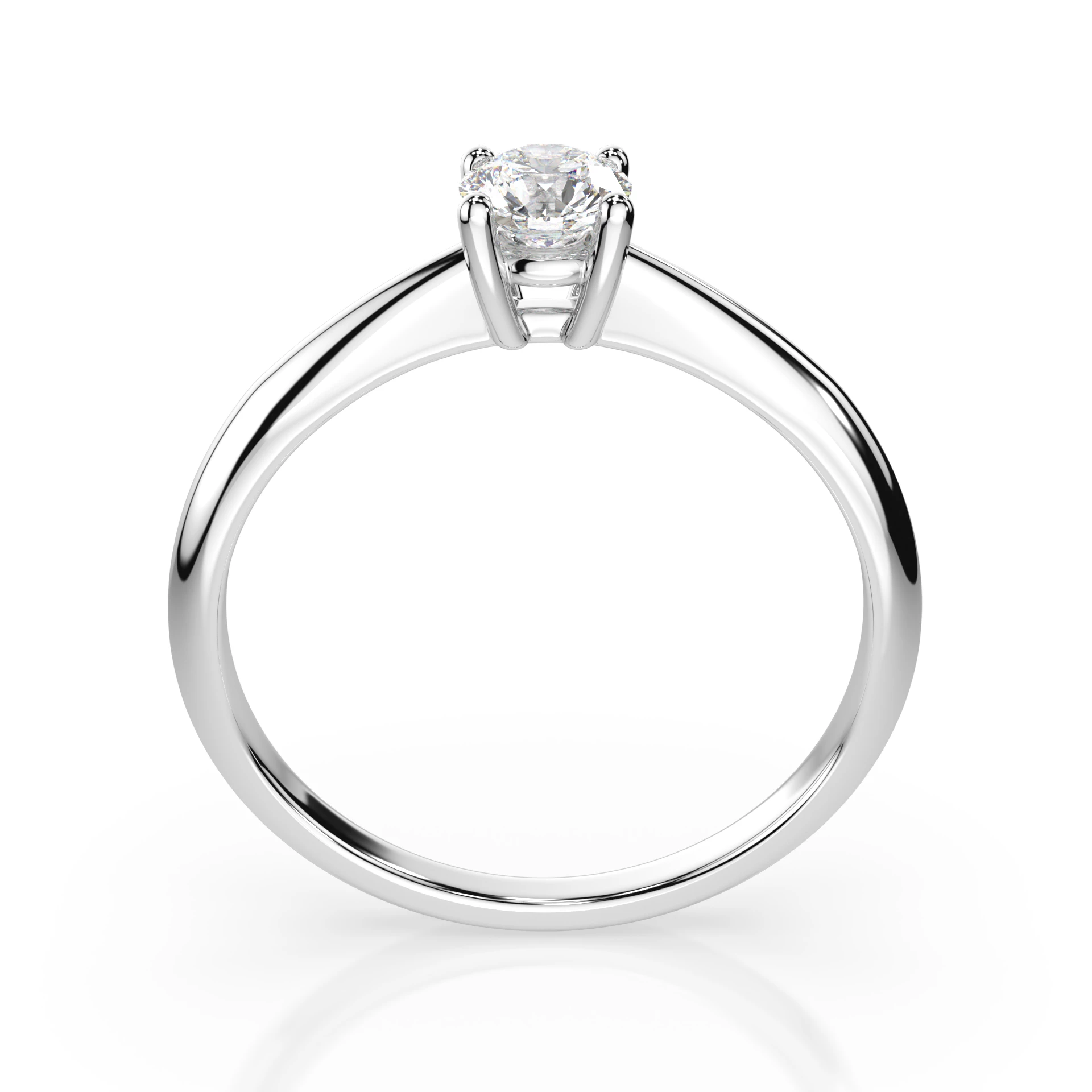 Каблучка Солітер  0.3 ct — 101-10021(4.2)