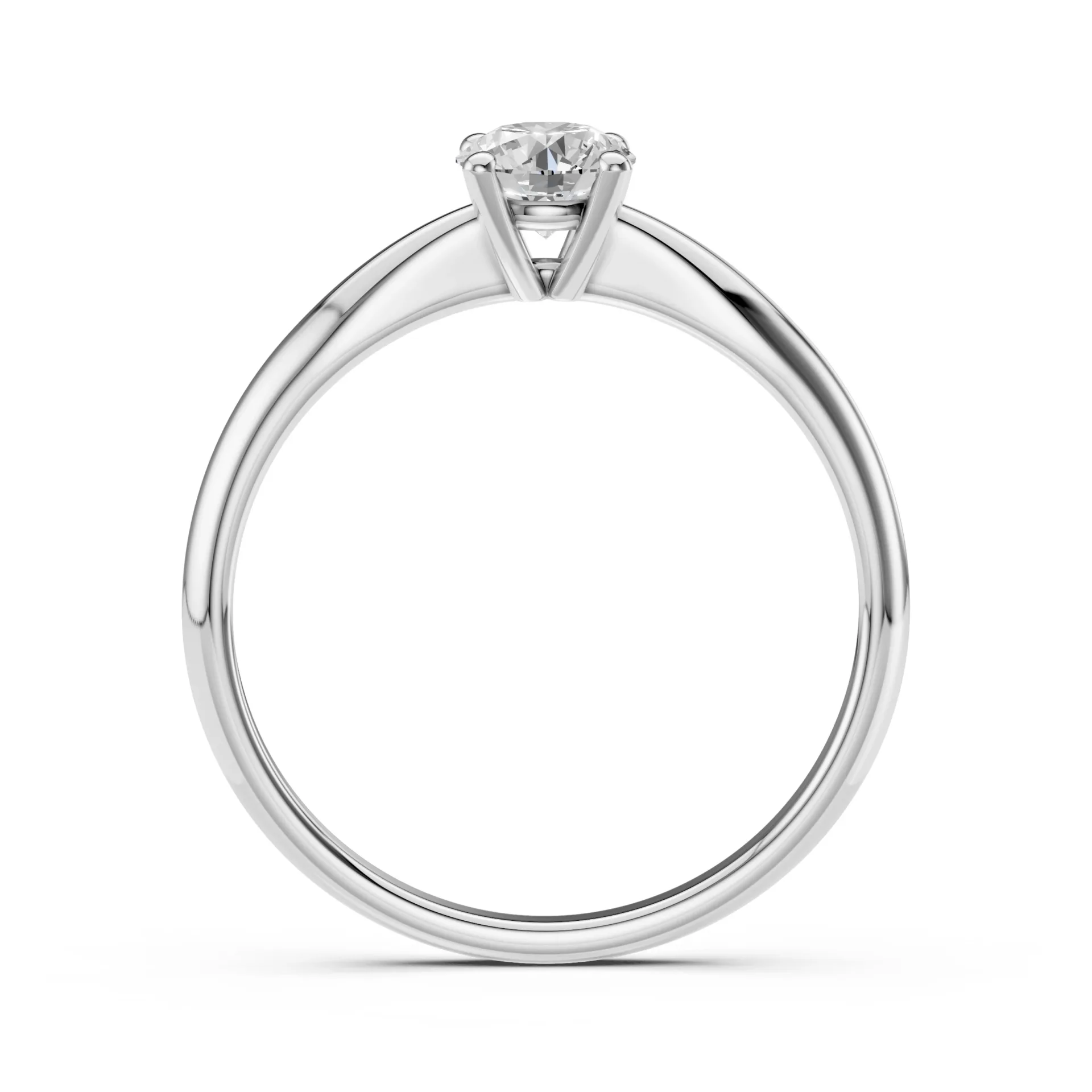 Каблучка Солітер 0.4 ct — 101-10021(4.7)