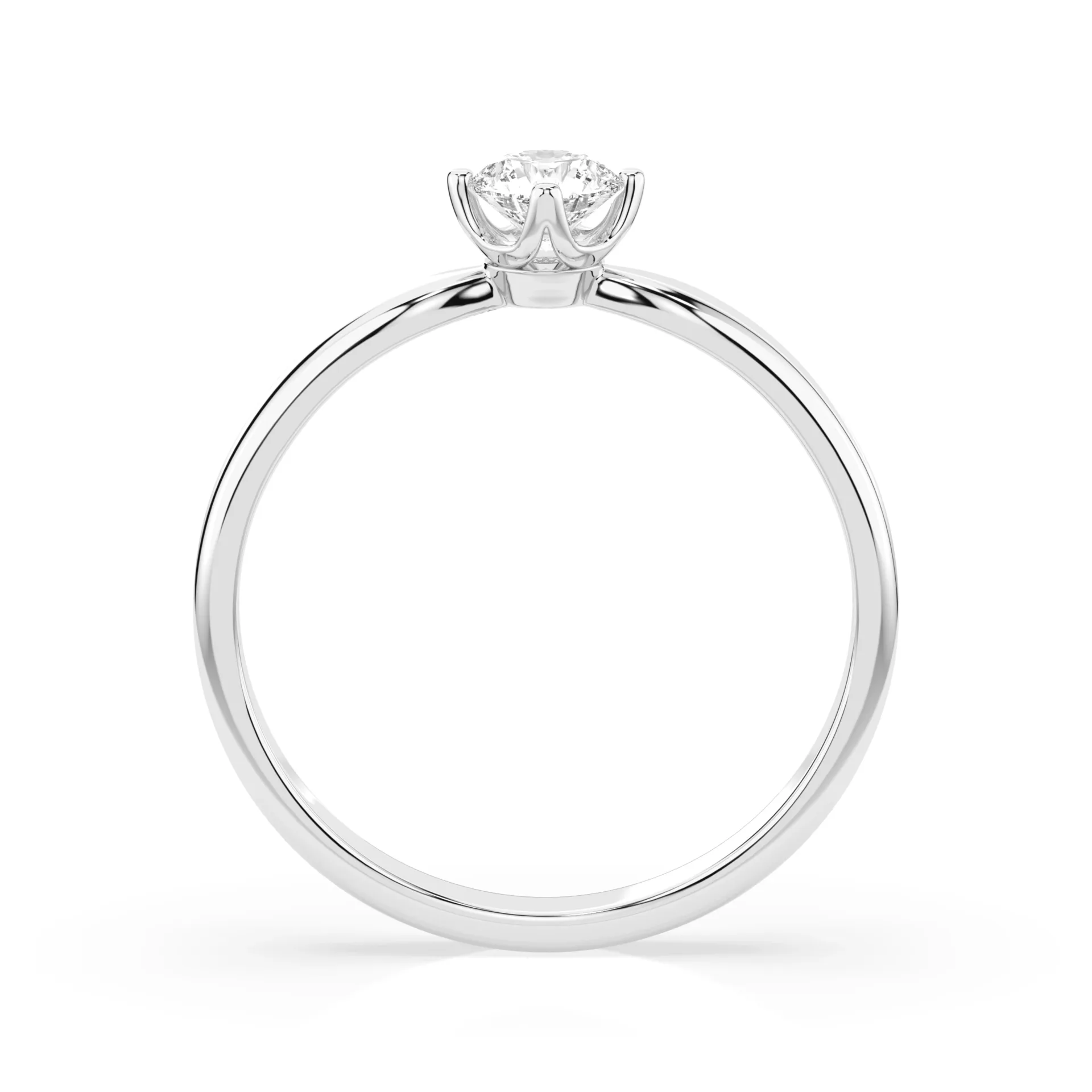 Каблучка Солітер 0.25 ct — 101-10041(4.0)
