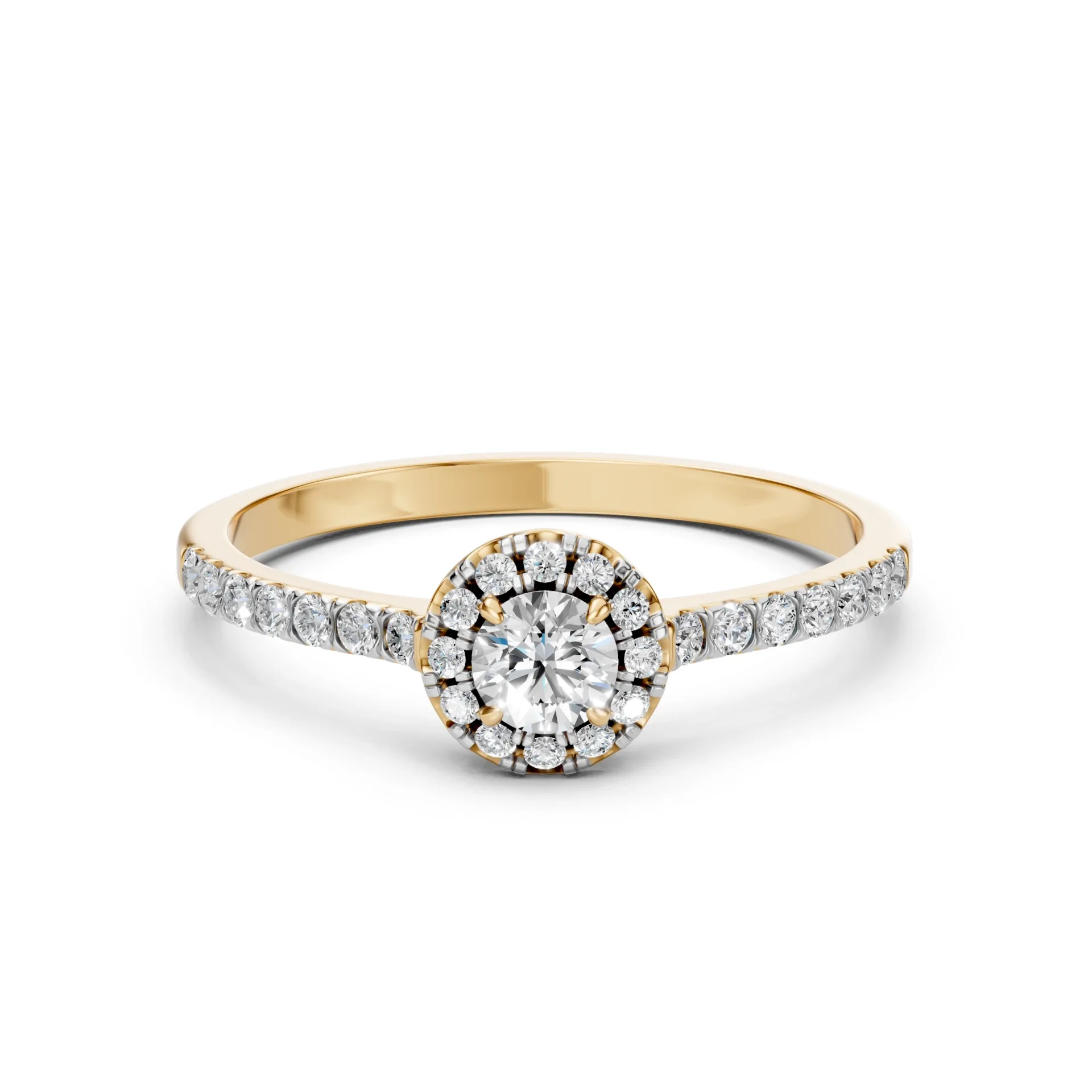 Каблучка Солітер Вічність 0.2 ct — 101-10095(3.7) - Зображення 5
