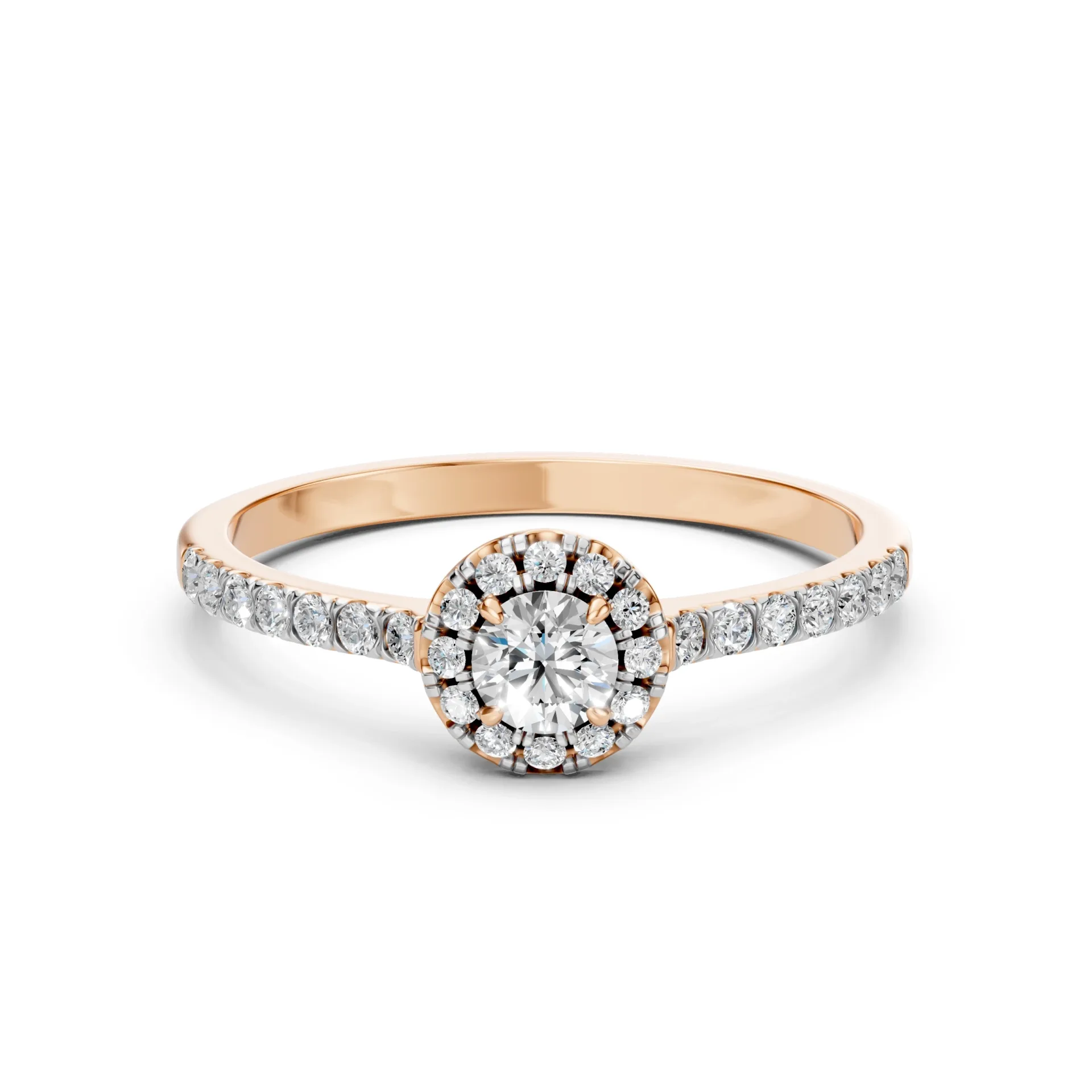 Каблучка Солітер Вічність 0.2 ct — 101-10095(3.7) - Зображення 8