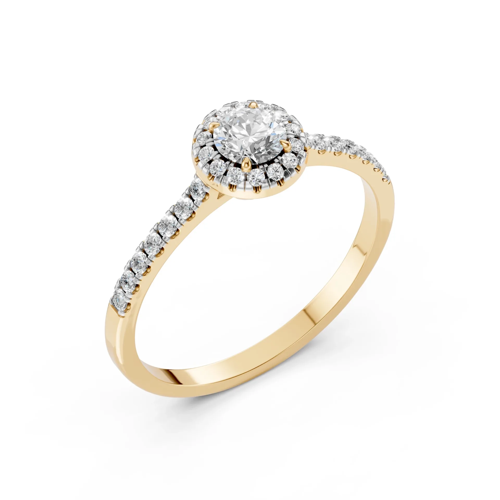 Каблучка Солітер Вічність 0.35 ct — 101-10095(4.5) - Зображення 3
