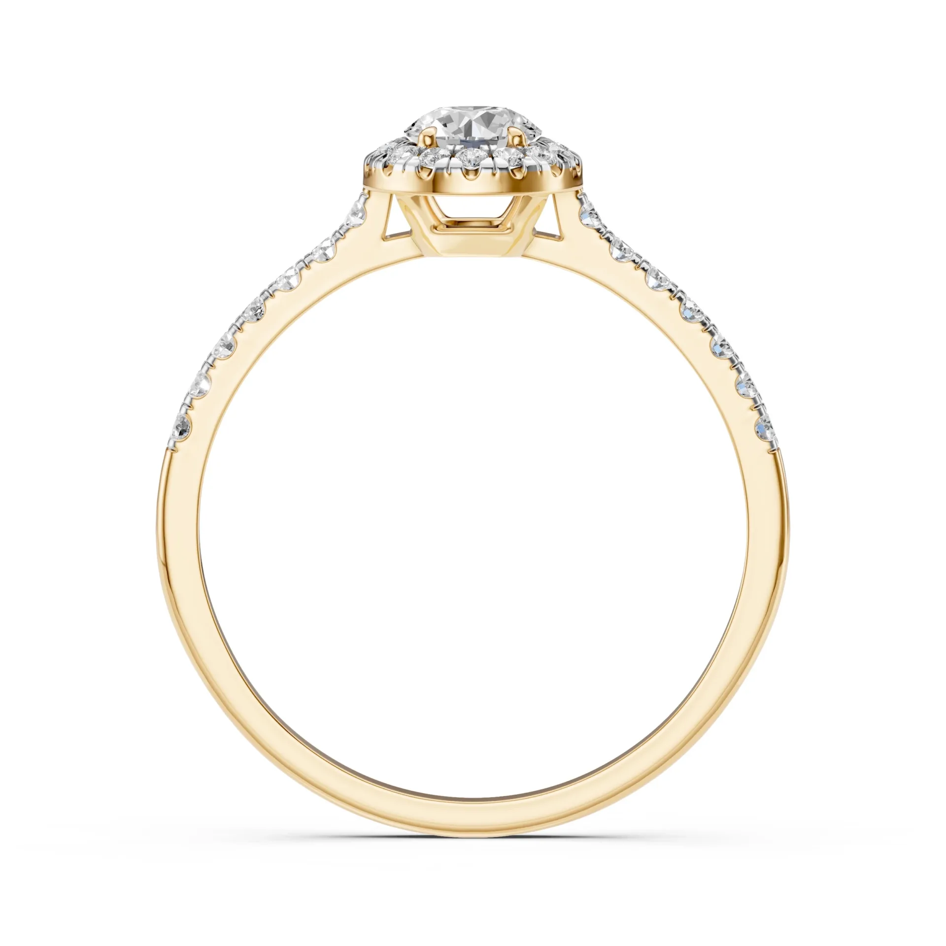 Каблучка Солітер Вічність 0.35 ct — 101-10095(4.5) - Зображення 4