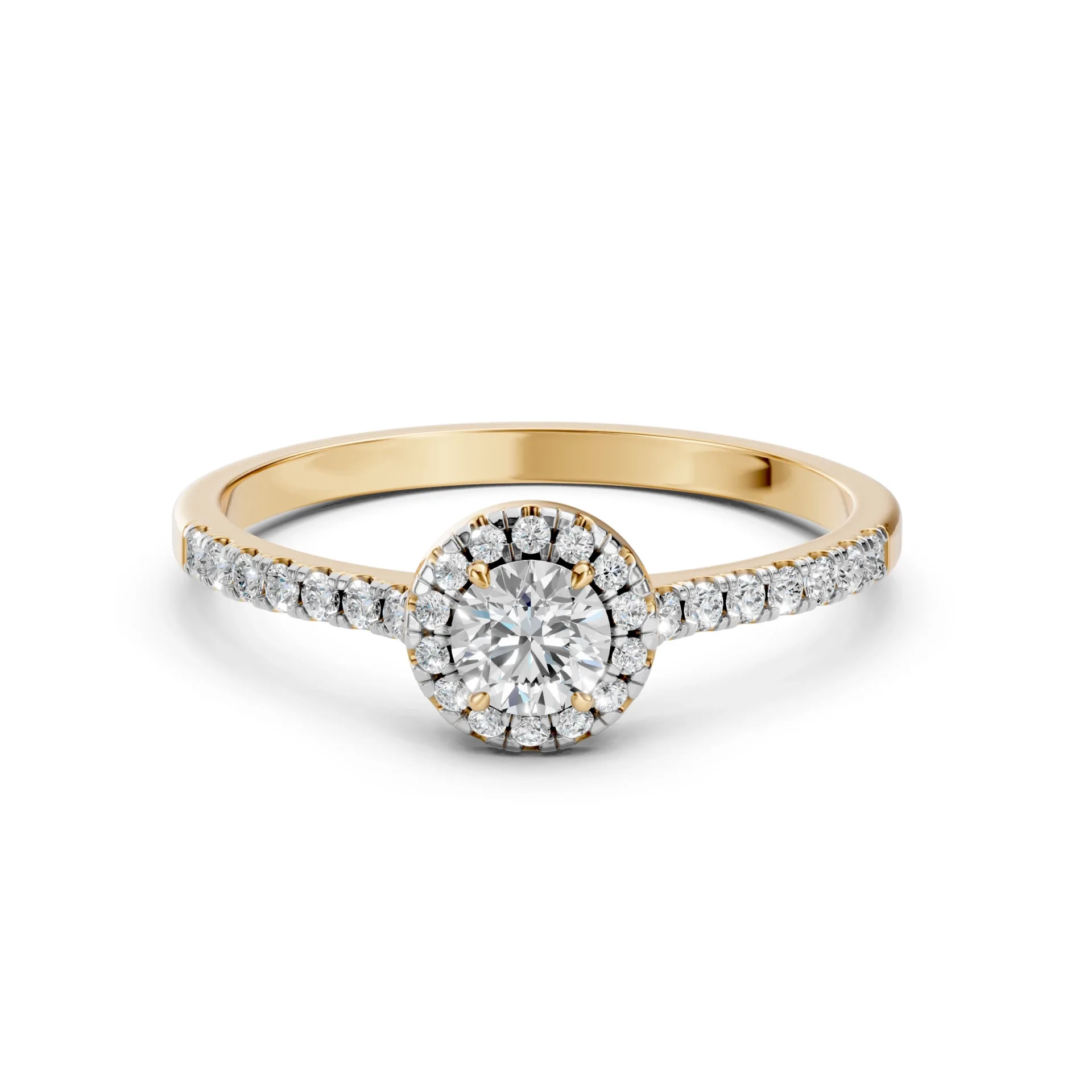 Каблучка Солітер Вічність 0.35 ct — 101-10095(4.5) - Зображення 5