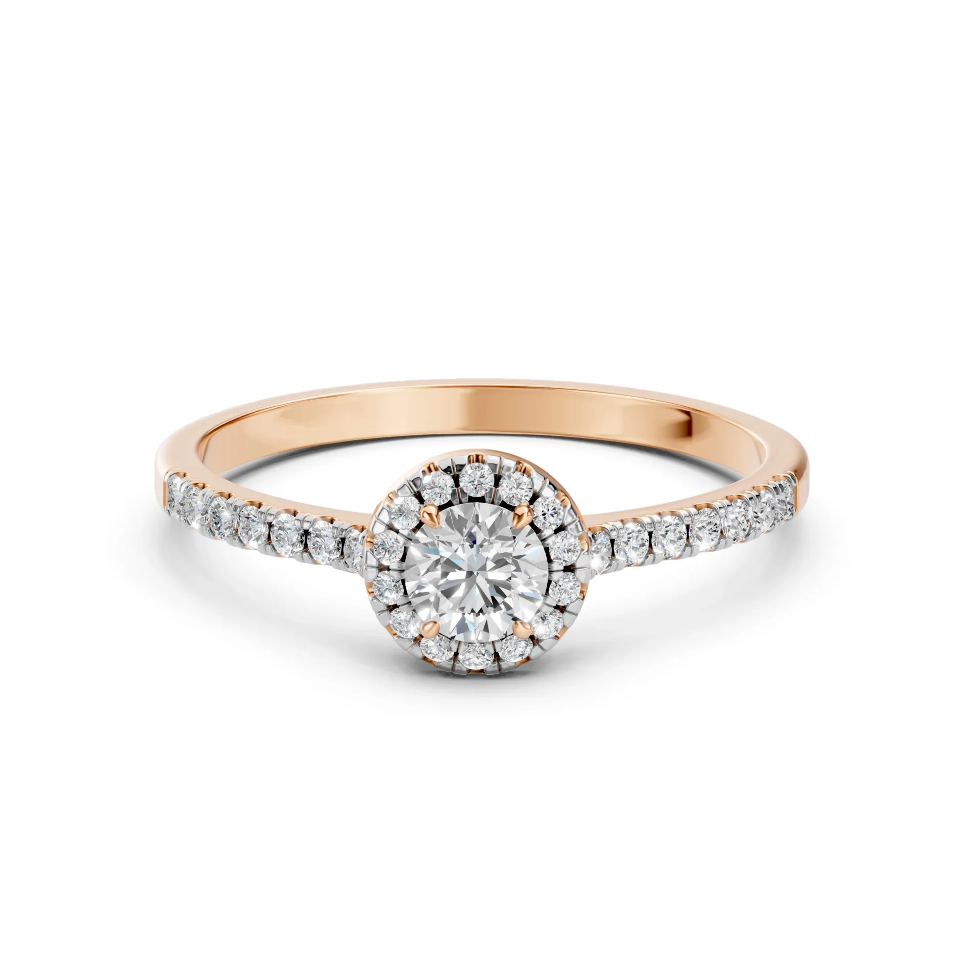 Каблучка Солітер Вічність 0.35 ct — 101-10095(4.5) - Зображення 8