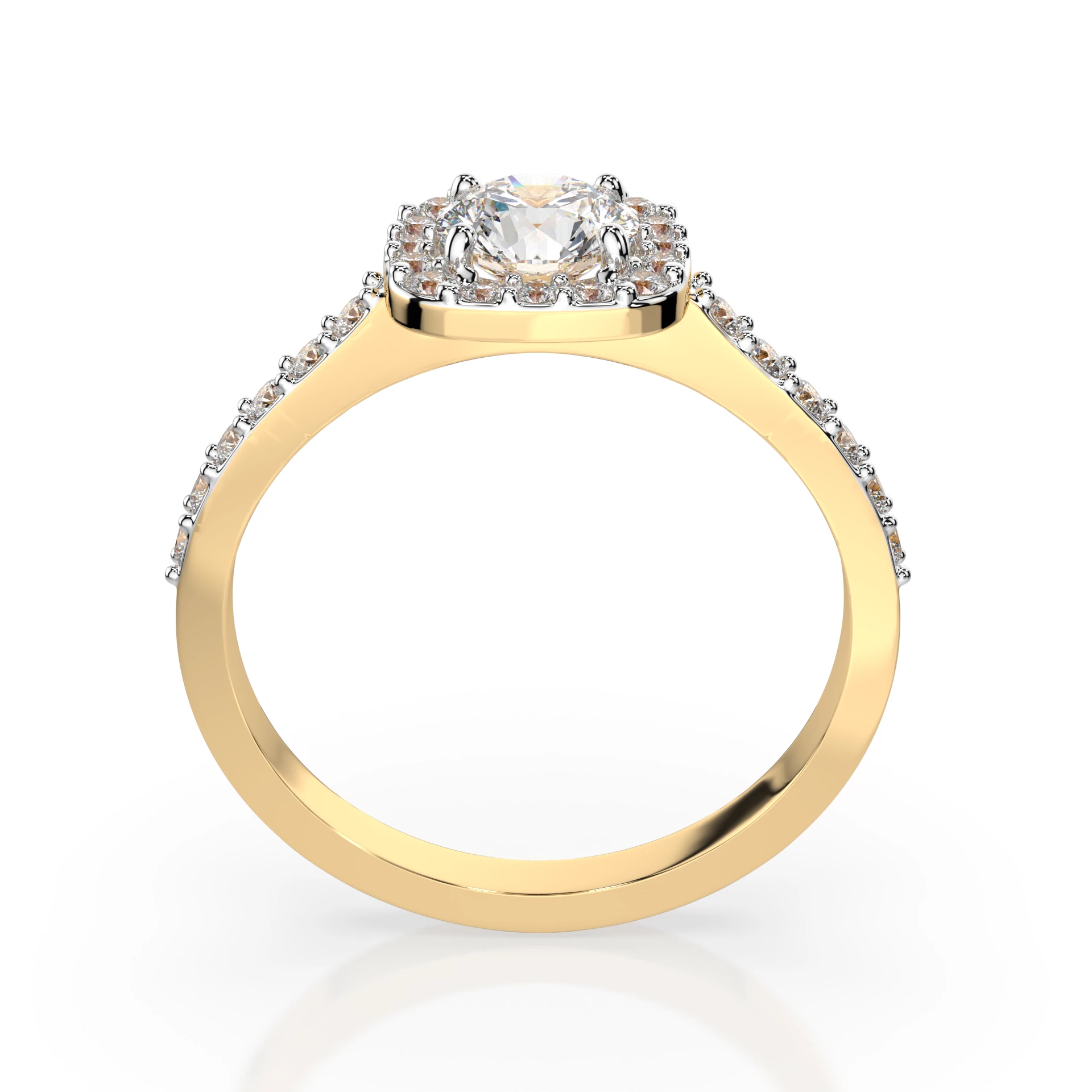 Каблучка Солітер Вічність 0.3 ct — 101-10152(4.2) - Зображення 4