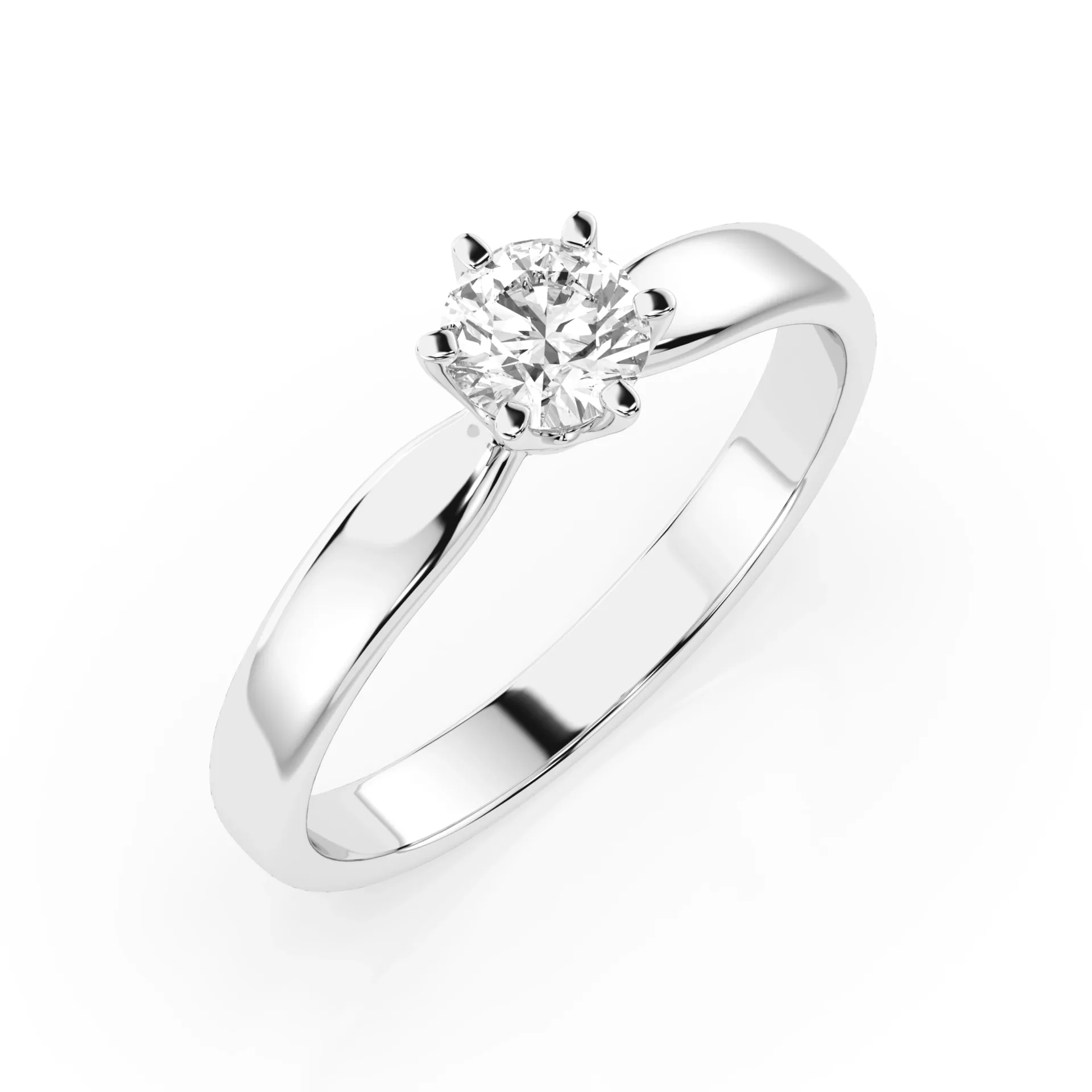 Каблучка Солітер 0.3 ct — 101-10040(4.2)